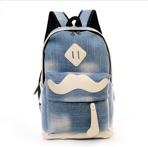 Jeans School Bag - Quality Tested Denim Material Available in All Colors | Light-Weight Design Alluring Eye-Catchy Look