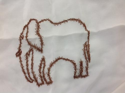 Elephant Embroidery