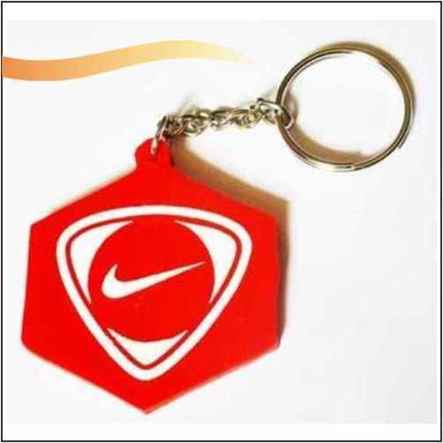 Silicone Hexagonal Key Ring