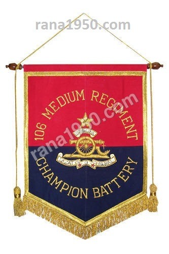 ARTY T FLAG BANEER QG FLAG WITH ZARI CREST