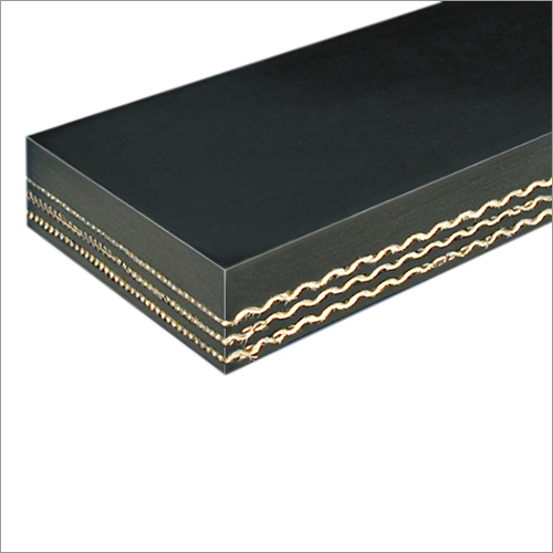 Conveyor belting outlet material