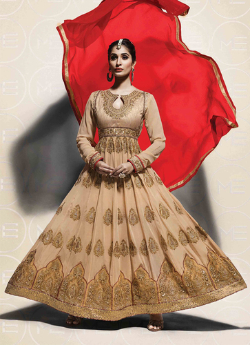 Absorbing Georgette Anarkali Salwar Suit