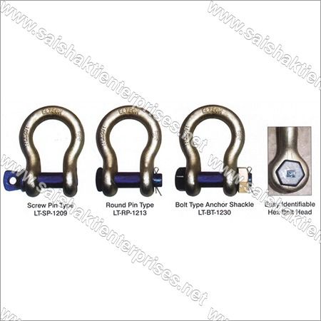 Eletech Blue Pin Bow Shackles