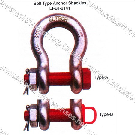 Eletech Red Pin Bow Shackles By N D ENTERPRISES