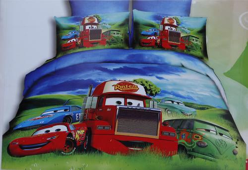 Glace cotton Bed sheet Cartoon