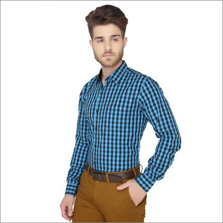 Designer Cotton Check Shirts
