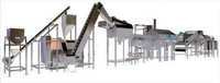 White Pellet Frying Line