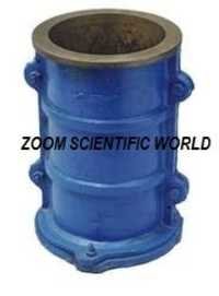 Cylindrical-mould - Cast Iron Material, Sizes: 10cm X 20cm & 15cm X 30cm, Color: Blue - Versatile For Construction Insulation Applications