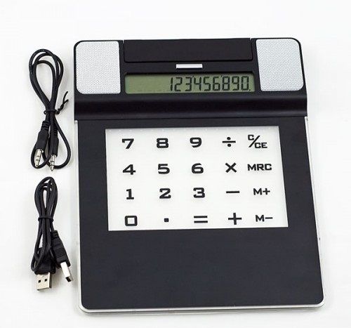 Mouse Pad With Calculator, Speaker And Usb Ports