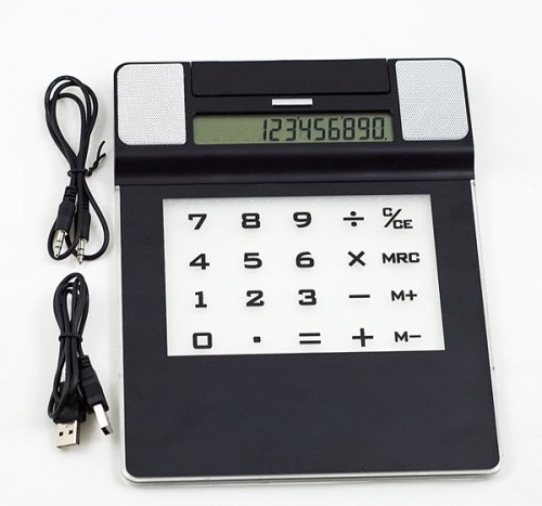 Mouse Pad with Calculator, Speaker and USB Ports