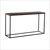 Industrial Steel Console Table