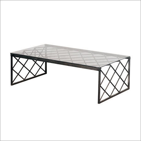 Glass Top Console Table No Assembly Required