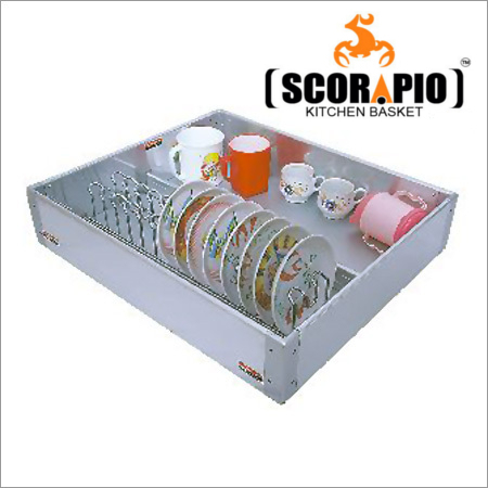 Aluminum Cup & Saucer Basket