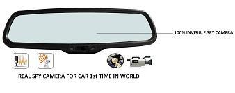 SPY CAR CAMERA IN CAR REAR VIEW GLASS IN DELHI INDIA - 9811251277