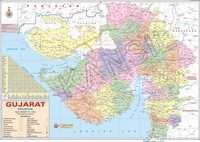 Gujarat Political Map Dimensions: 100 A A  70  Centimeter (cm)