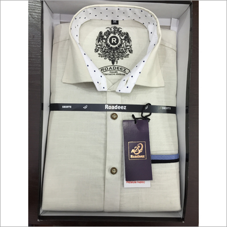 Designer White Mens Shirt