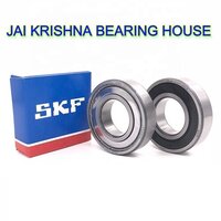 Pillow Bearing Skf - Stainless Steel, Single Row, Black And Silver | Grease Lubricated For Machinery Use, Durable And Reliable Performance