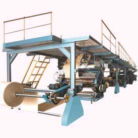 Automatic 3/5 ply paper board making plant By ASSOCIATED INDUSTRIAL CORPORATION