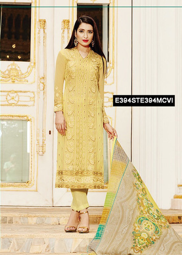 Georgette Straight Suit