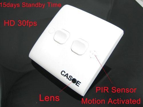 SPY SWITCH CAMERA-MOTION ACTIVATED IN DELHI INDIA a 9811251277