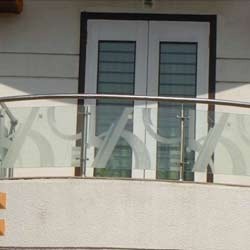 SS Balcony Glass Railing