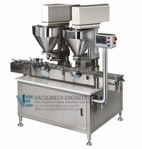 Automatic Two Head Auger Powder Filling M