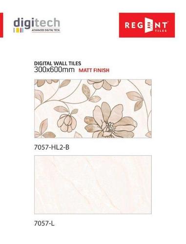Tiles - Ceramic 300x600mm Off-White, 8mm Thick, Matte Finish | Durable, Stylish, Water Resistant, Stain Resistant, Easy Install