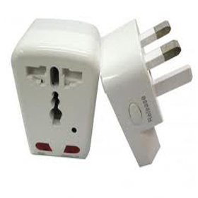 Spy Multi Socket Camera For Long Recording - ABS Plastic, White, 1280x960 Resolution | Voice Activation, Covert Recording, Plug and Play
