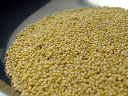 Green millet thresher