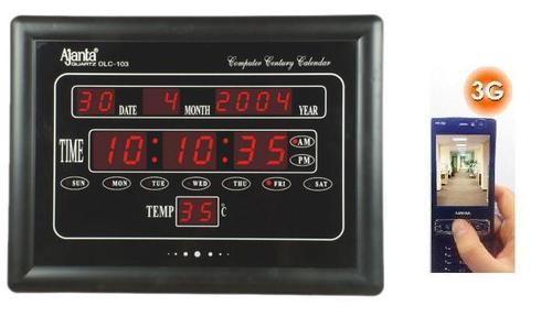 SPY 3G HIDDEN SECRET DIGITAL WALL CLOCK CAMERA IN DELHI INDIA a 9811251277