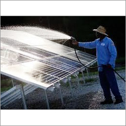 White Solar Plant Maintenance