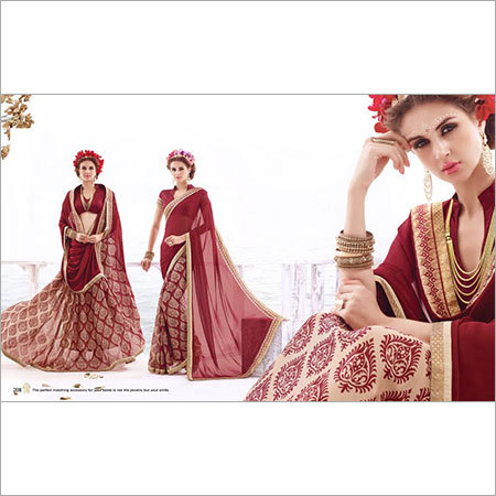 Embroidered Saree