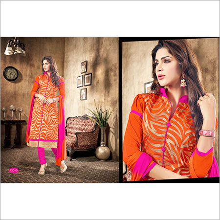 Semistitched Textile Dress Material