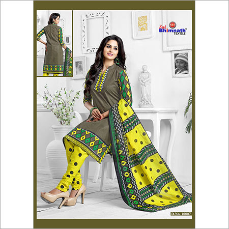 Unstitched Cotton Dress Material