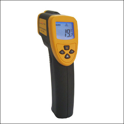 Infrared Thermometer -20 to 537oC, 132x168mm, Emissivity 0.95 | Non-Contact, Laser Targeting, Back Light, Auto Hold, Auto Power-Off