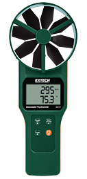Large Vane CFM/CMM Anemometer/Psychrometer