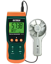 Metal Vane Thermo-Anemometer/Datalogger