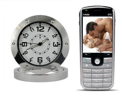 SPY MOBILE PHONE OPERATED SPY TABLE CLOCK CAMERA IN DELHI INDIA a   9811251277