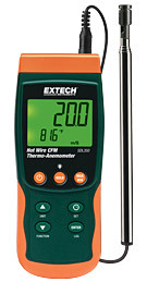 Hot Wire CFM Thermo-Anemometer/Datalogger