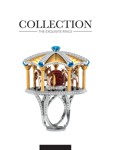 C.A.Publication - Hardback 8x10 Inches Gold, High-Grade Paper, 300 DPI, 100-200 Pages, Jewellery Ring Design Inspiration