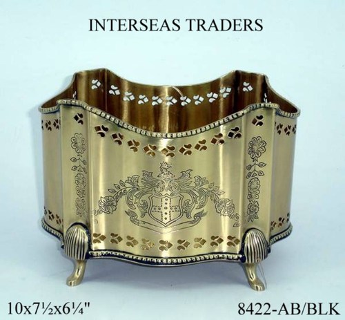 Antique Brass Planter