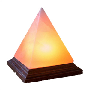 Pyramid Salt Lamp