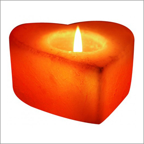 Heart Salt Candle Holder