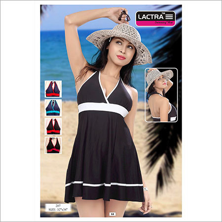 Ladies Swimming Cover Costume Design: Sleeveless