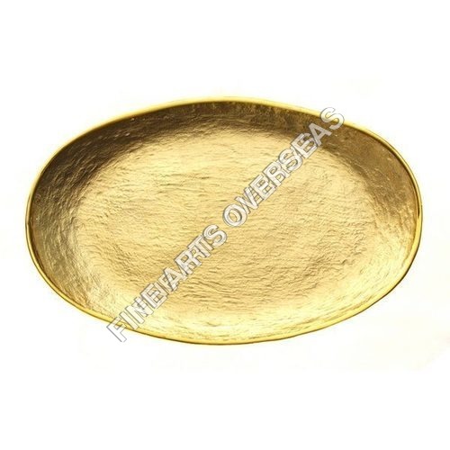 Gold Oval Tray