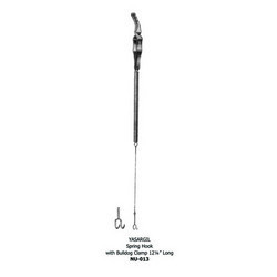 Yasargil Spring Hook with Bulldog Clamp