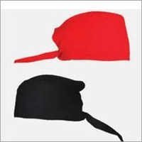 Chef Skull Cap - Cotton & Polyester Blend, Customized Size, Black And Red Colors | Highly Durable, Available In Bulk, Plain Pattern