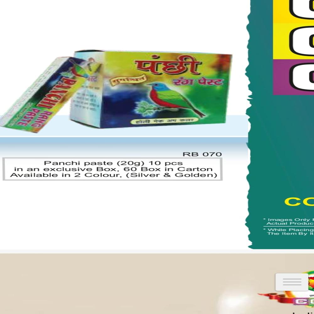 Organic Gulal - Powder Form with Soft & Silky Texture | Eco-Friendly, Skin-Friendly, Multicolor with Pleasant Aroma for Safe Holi Celebrations