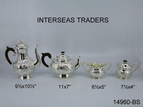 Brass Tea set ( set of 4 pcs )