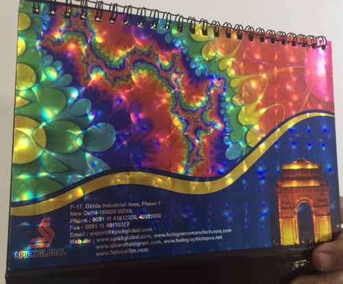 Holographic lamination films for Board/paper